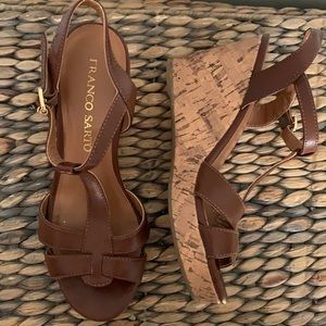 Franco Sarto Milby Cork Wedge Sandal